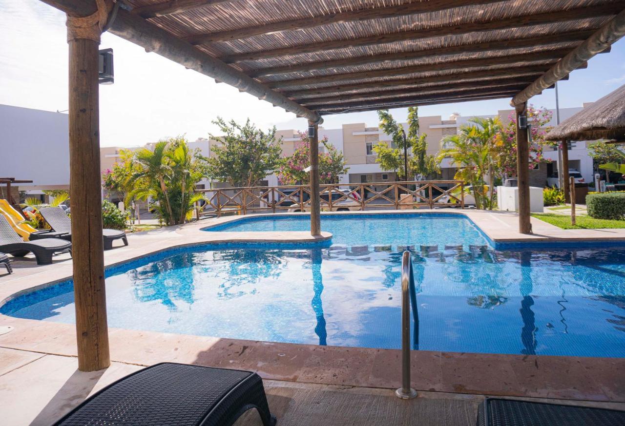 Casa En Privada Frente A La Playa Con Alberca! Villa Mazatlan Exterior photo